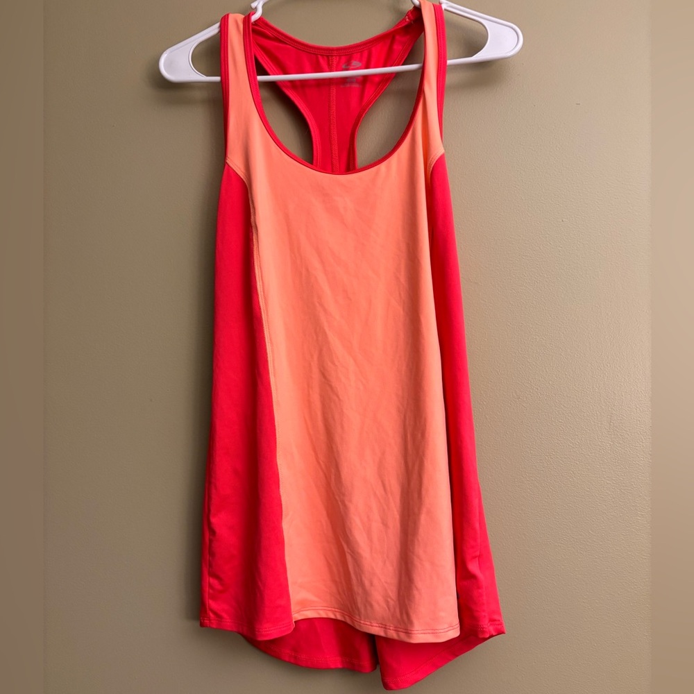 Champion Women's Red and Orange Tank Top